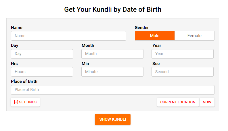 create free kundli calculator