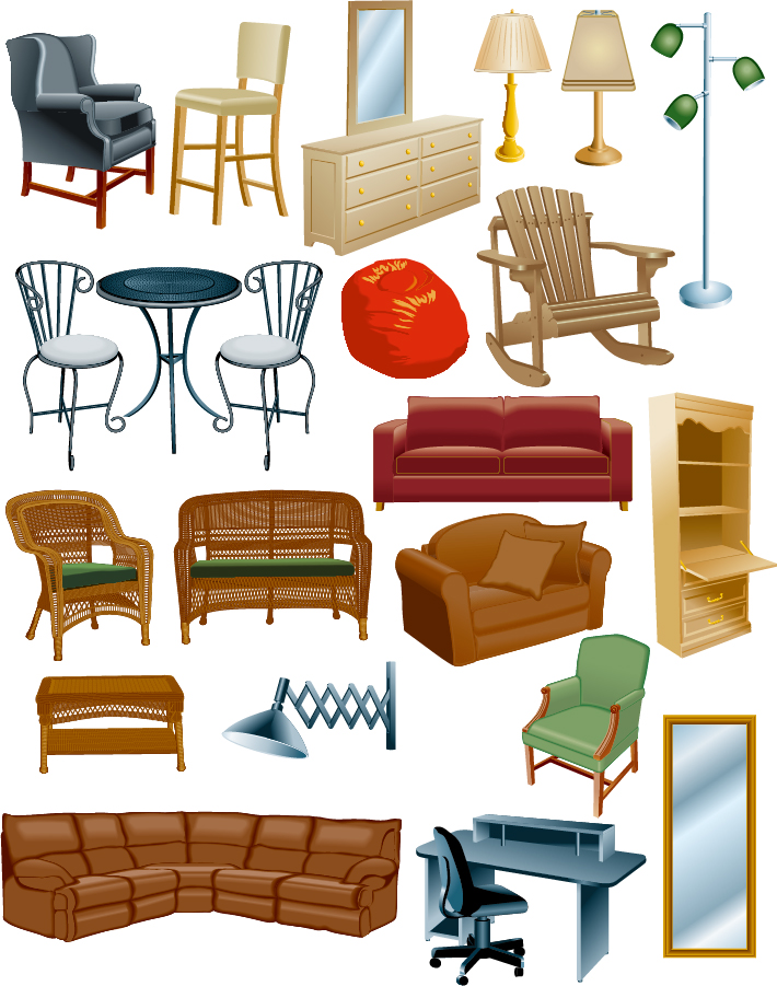 Ai Eps イラストレーター 家具のクリップアート Variety Of Furniture Clip Art イラスト素材 Ai Eps イラストレーター 家具のクリップアート Variety Of Furniture Clip Art イラスト素材