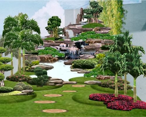 Jasa Pembuatan Desain  Taman  Desain  Taman  Minimalis 