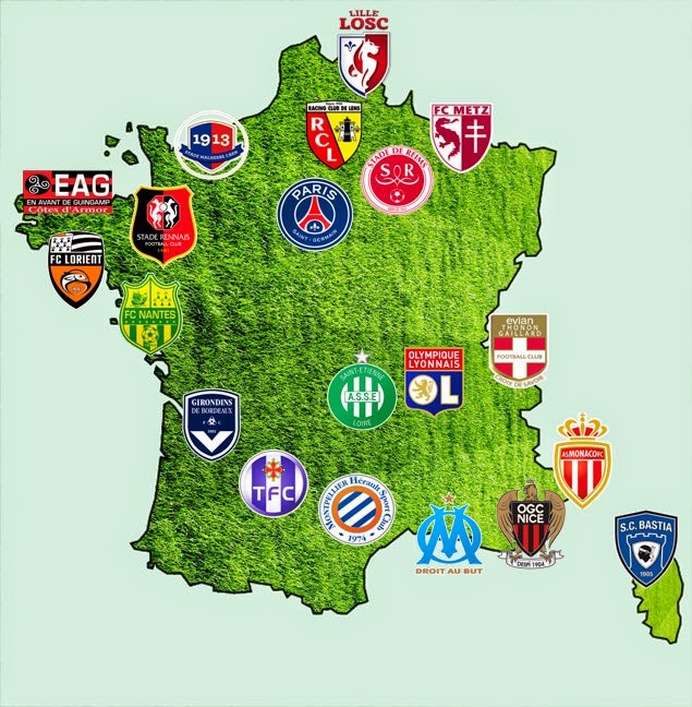 Klasemen Terbaru Liga Prancis Musim 2014-2015