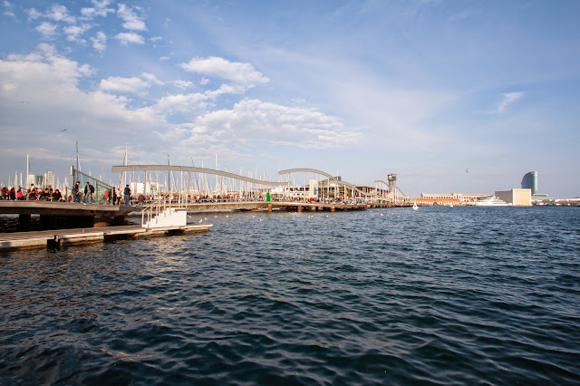 La Rambla del mar-Barcellona