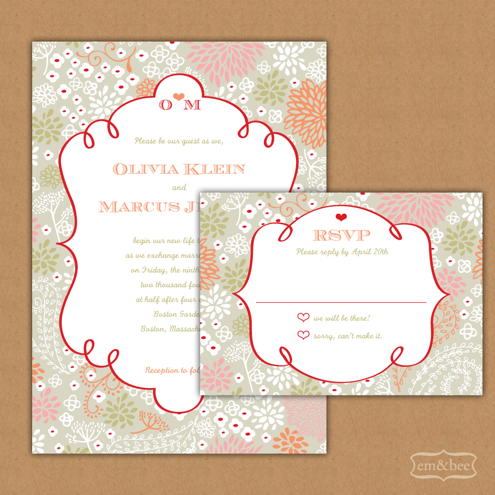 Country Wedding Invitation