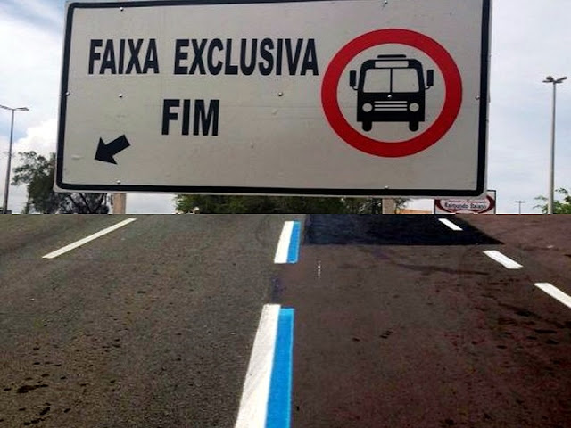 Veja como funcionam as faixas exclusiva e preferencial do BRT em Aracaju