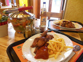 roast chicken fries pommes Berlin 