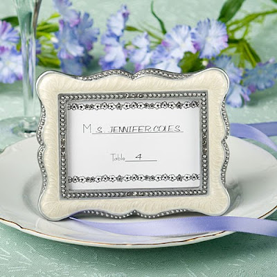 Victorian Place Card Photo Frame Wedding Favors