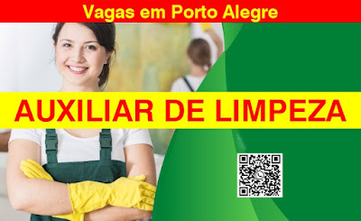 Vagas para Auxiliar de Limpeza em Porto ALegre