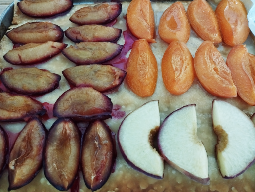 Foodpoprn: Kuchen mit Pflaumen, Aprikosen, Pfirsich