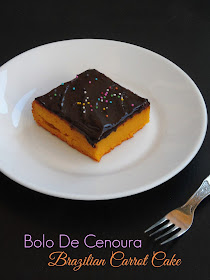 Bolo de Cenoura, Brazilian carrot cake