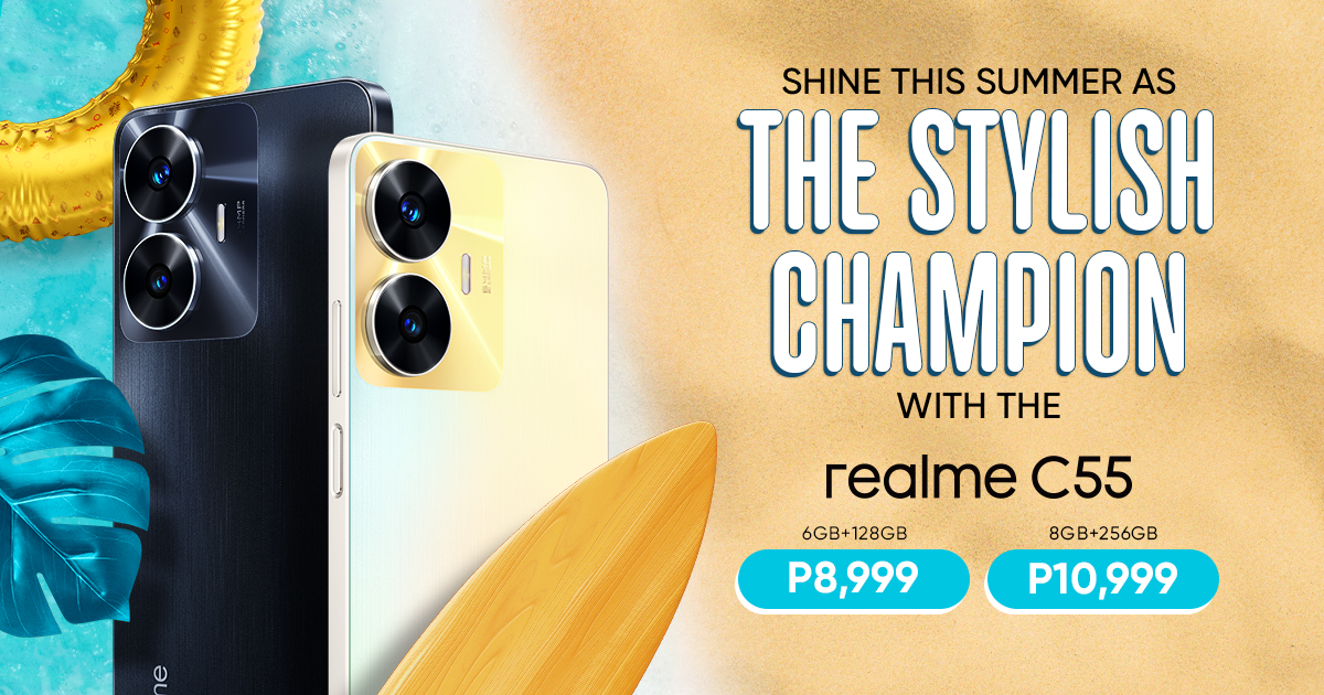 Shine this Summer as The Stylish Champion with the realme C55