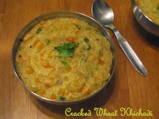 Cracked Wheat Kichadi