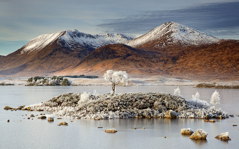 Un día frío en Glencoe - A cold day in Glencoe by David Breen