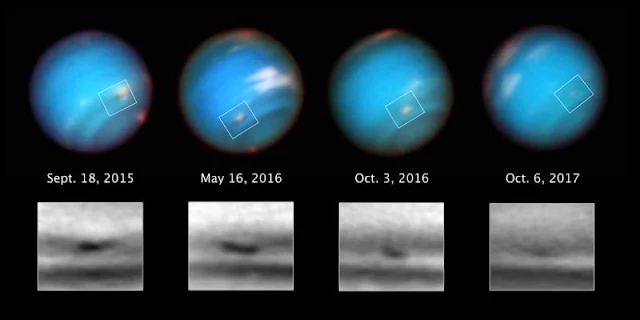 Scientists study the first endangered storm on Neptune