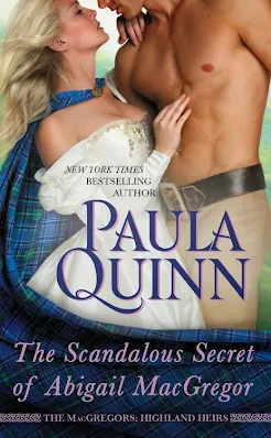 Book Cover th Scandalous Secret of Abigail Macgregor by Paula Quinn