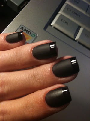 Spice up Black Nail Polish