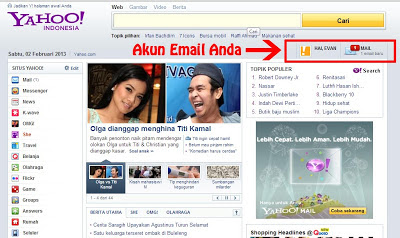 Cara Membuat Email Baru di Yahoo! Indonesia Terbaru 2013