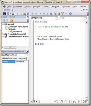 Screenshot 2 - VBA-Editor