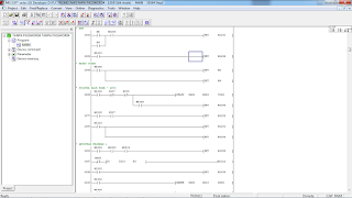 Example of ladder diagram (LD) programming language
