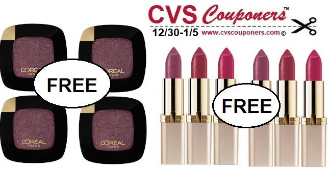 http://www.cvscouponers.com/2019/01/cvs-free-money-maker-loreal-lip-color-deal.html