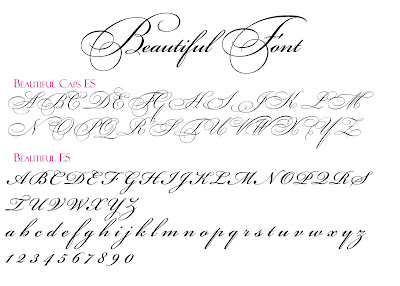 BriannaNichole Wedding Monogram Tutorials: Beautiful Font
