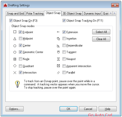 Cara Setting Drafting Dialog Box AID