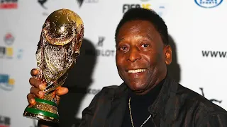 Pele with fifa world cup