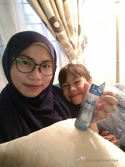 Safi Balqis OxyWhite Whitening Hydration Lotion untuk penyegar & pelembab