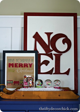 pottery barn NOEL art