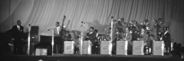 L' orchestre de Count Basie en Belgique en 1959