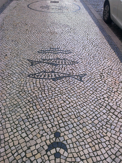 Cobbled streets in Aveiro