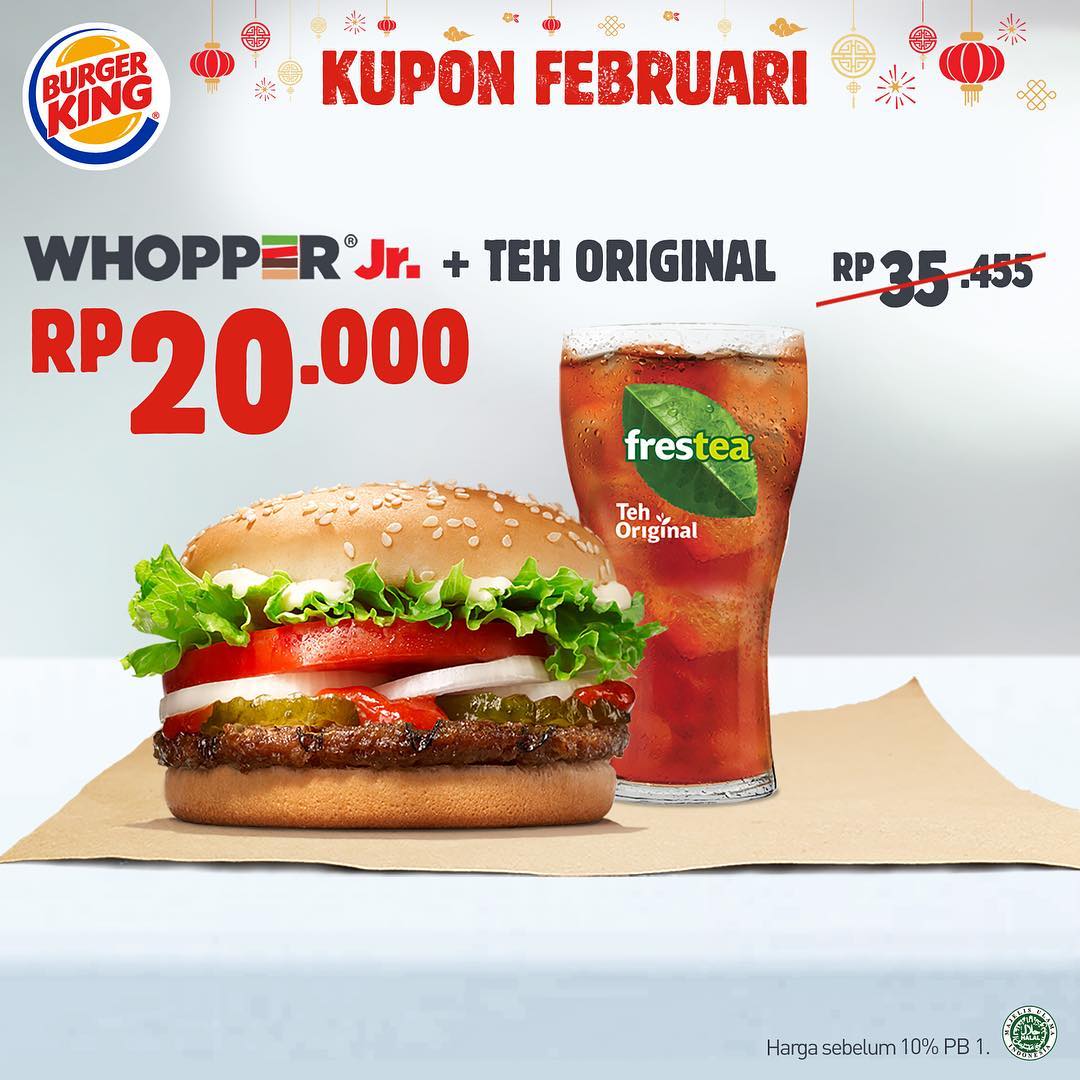 #BurgerKing - #Promo Kupon Double Hoki & Hepi Bulan Februari 2019