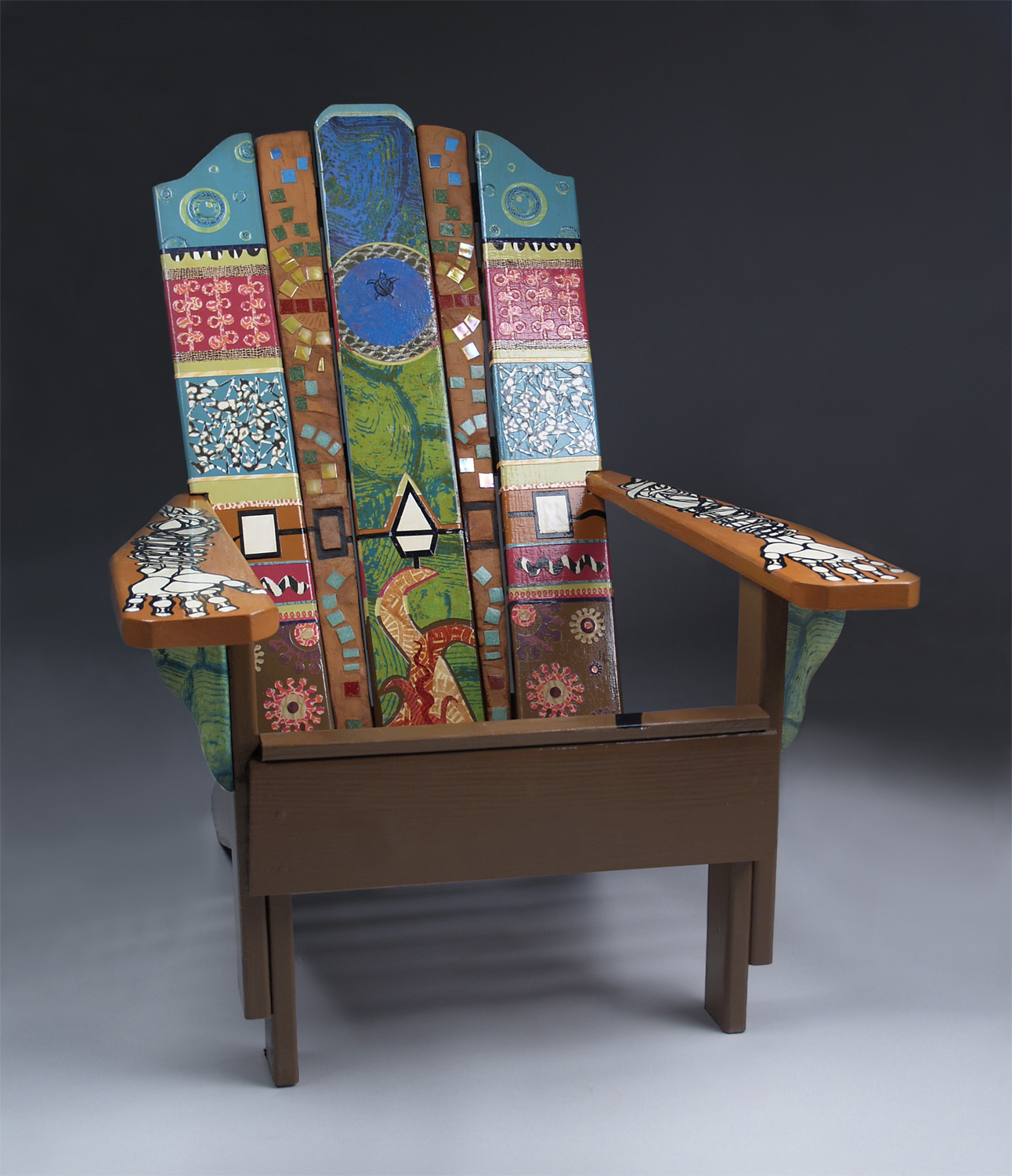 Decorated Adirondack Chairs