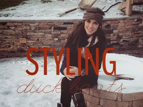 Styling Duck Boots