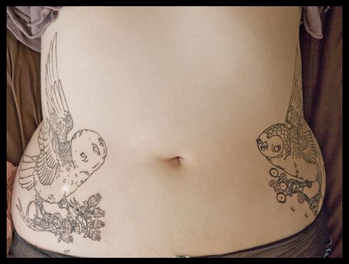 woow ,, this cat tattoos designs a cute tattoos, girly tattoos stars on hip