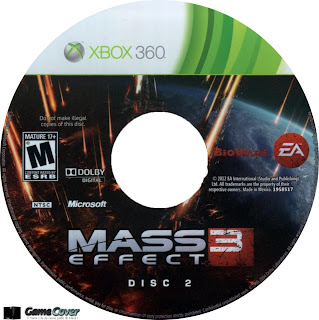 Capa Label Mass Effect 3 Xbox 360