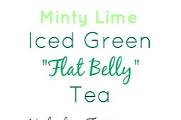 Minty Lime Iced Green “Flat Belly” Tea