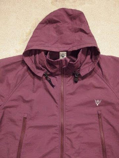 South2 West8 "Weather Effect Jacket - Nylon Tussore"