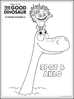 Desenhos do Good Dinosaur para Colorir