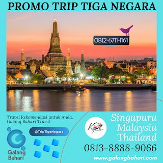 081267111161 Promo Trip Tiga Negara Singapura Malaysia Thailand