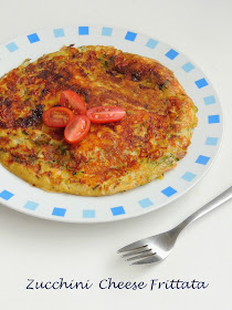 Cheesy Zucchini Frittata, Frittata with zucchini