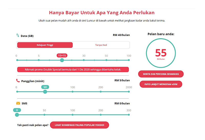 YOODO DAN TAWARAN PELAN UNLIMITED SERENDAH RM 35.00 SEBULAN !!