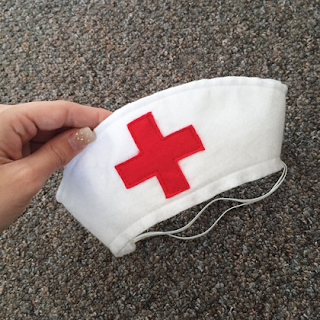 DIY Felt Nurse Hat