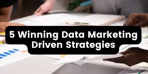 5 Winning Data Marketing Driven  Strategies