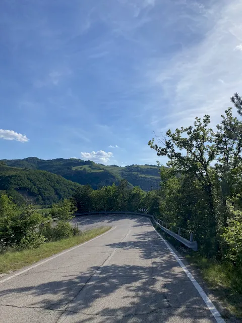 Passo Cento Forche - Forche in moto