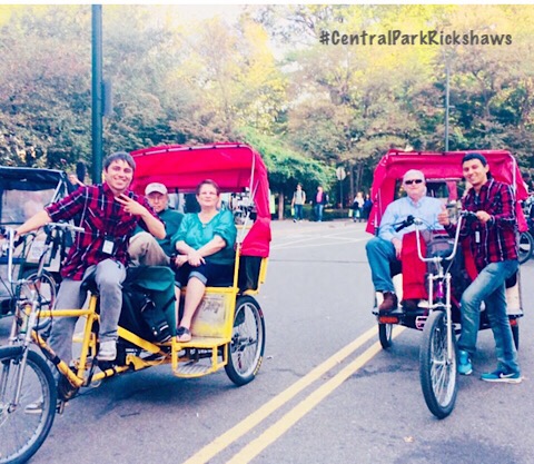 1 Hr Central Park Pedicab Rickshaw Tour