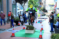 Cronoescalada ciclista de la calle Portu