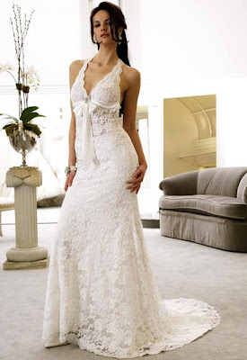 Trendy V Neck Wedding Dresses 2011