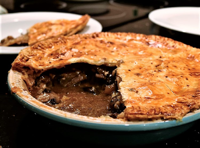 Steak, Mushroom & Stilton Pie