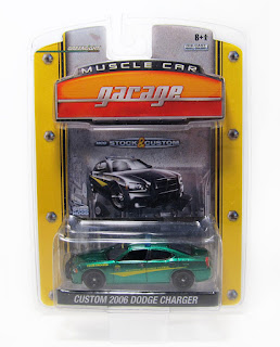 GreenLight Muscle Car Garage Custom 2006 Dodge Charger Green Machine