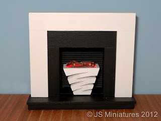 Modern Fireplace by JS Miniatures