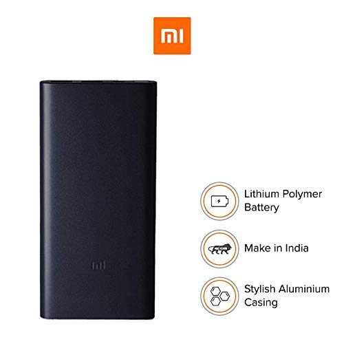 Mi 10000mAH Li-Polymer Power Bank 2i (Black) 